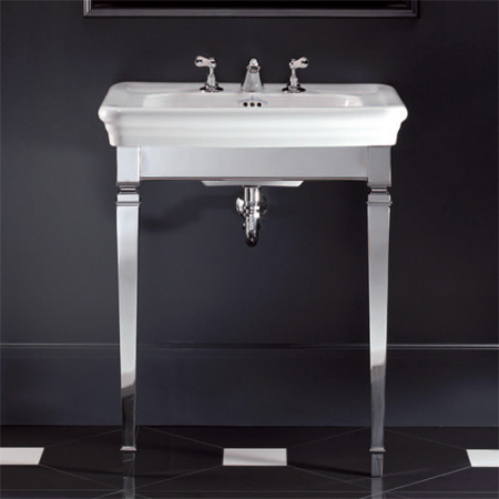 Консоль с раковиной-столешницей Devon & Devon Duke DEDUKECR+IBLG3FET фото