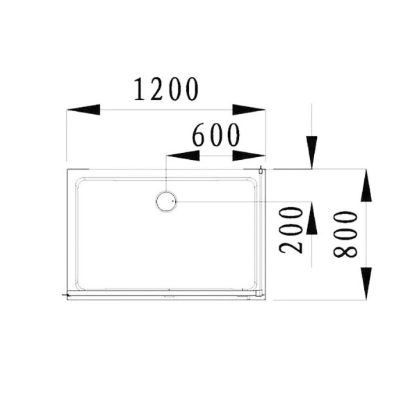 Поддон для душа Alvaro Banos Toledo Plato de TOLEDO D120/RC120 фото