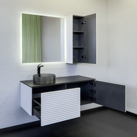 Шкаф подвесной Comforty Геленджик-30 00-00017848CF белый матовый фото