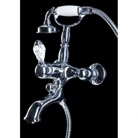 Смеситель для ванны с душем Boheme Crystal 263-CRST фото