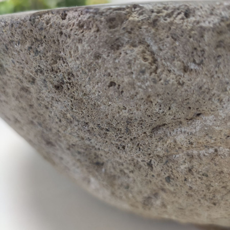 Накладная раковина из речного камня RS01489 (42*32*15) фото