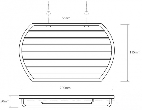 Мыльница настенная Bemeta Cytro 102308112 фото