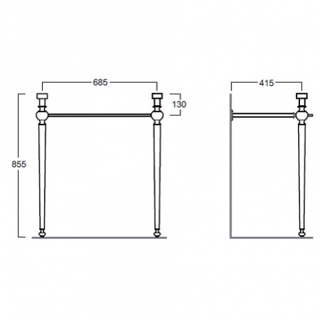 Структура для консоли Simas Arcade ARCG1oro золото фото