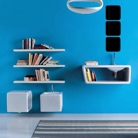 Подвесная раковина Althea Ceramica Outline 30349 90 см фото