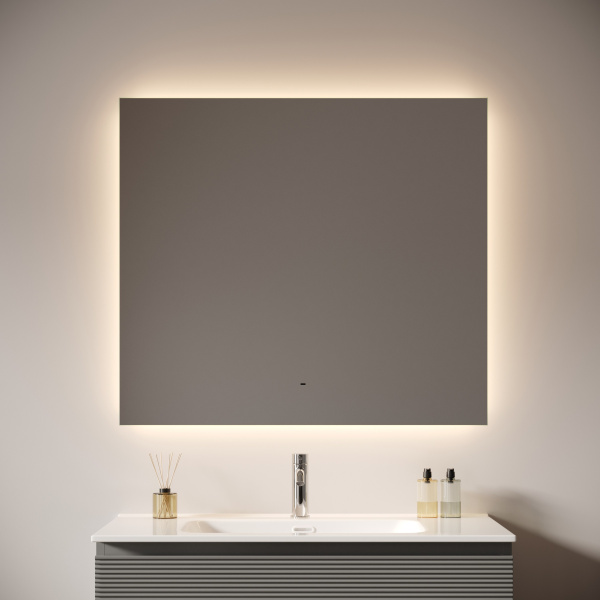 Зеркало с подсветкой Sancos Square 2.0 SQ2.900 90x70 фото