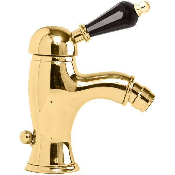 Смеситель для биде Cezares Vintage VINTAGE-BSM1-03-Sw-N золото/swarovski Nero фото