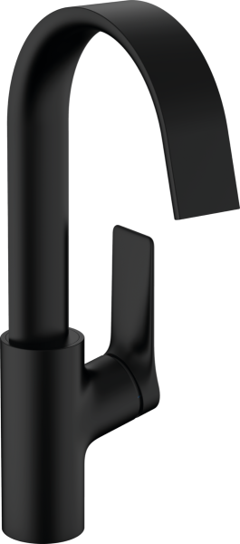 Высокий смеситель для раковины Hansgrohe Vivenis 75032670 черный матовый фото