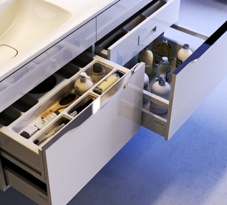 Тумба с двойной раковиной Aqwella 5 Stars Malaga 120 Mal.01.12 фото