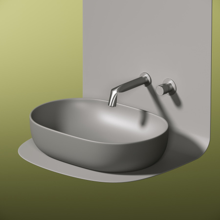 Накладная раковина Ceramica Nova Element CN6047MH 60x41,5 антрацит матовый фото