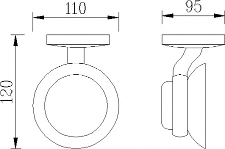 Мыльница настенная Rush Fiji FI18411 фото