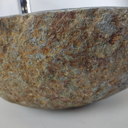 Накладная раковина из речного камня RS0968 (47*41*15) фото