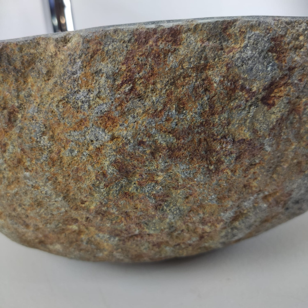 Накладная раковина из речного камня RS0968 (47*41*15) фото