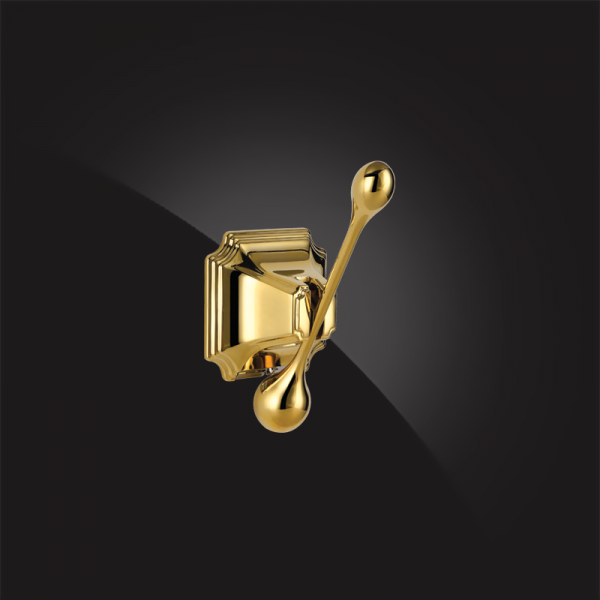 Крючок для ванной одинарный Elghansa Hermitage HRM-900-Gold фото