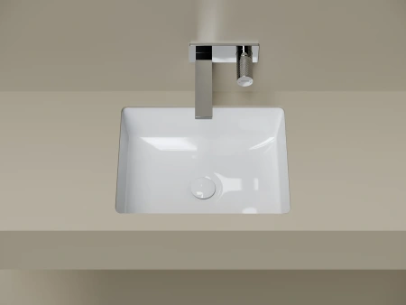 Раковина встраиваемая снизу под столешницу Ceramicanova Эра CN7033 50x40 фото