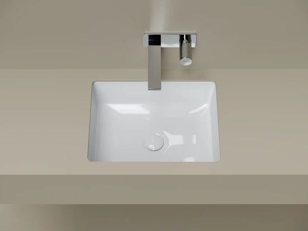 Раковина встраиваемая снизу под столешницу Ceramicanova Эра CN7033 50x40 фото