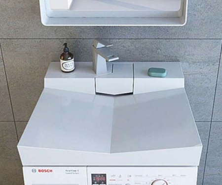 Раковина под стиральную машину Andrea Onyx 4680028070504 60x60 фото