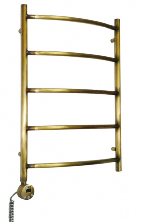 Полотенцесушитель электрический Domoterm Калипсо П5 (500х700) (бронза) левый фото