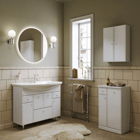 Зеркало с подсветкой и обогревом Aqwella Moon 60 MOON0206AH 60x60 фото