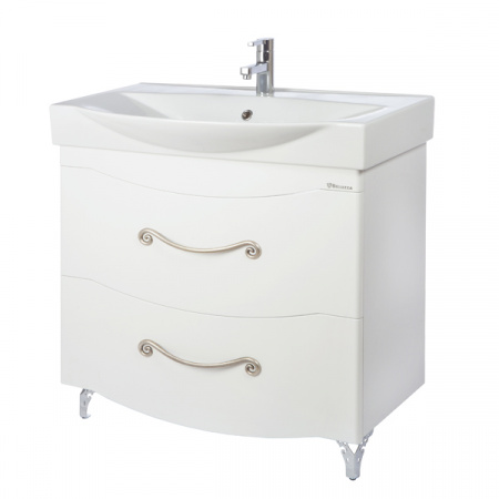 Тумба под раковину Bellezza Сесилия 105 белая фото