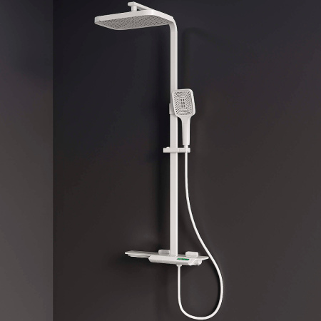 Душевая система с дисплеем RGW Shower Panels SP-34 51140134-03 белая фото