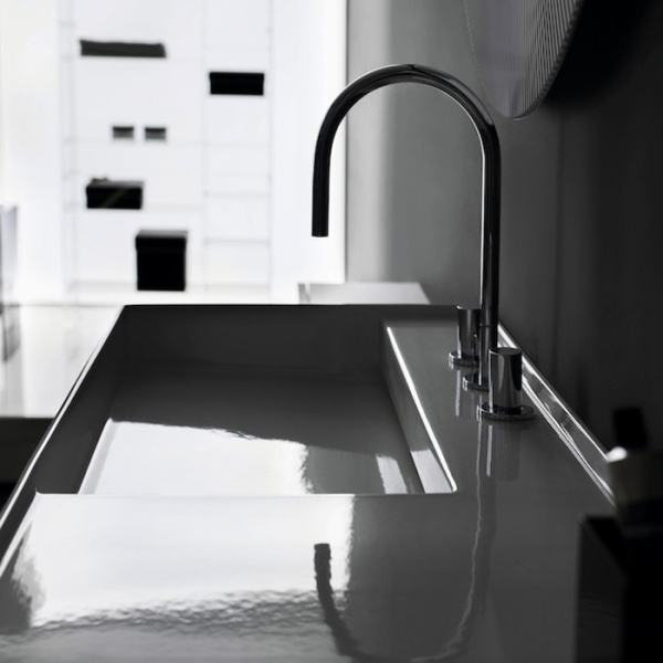 Смеситель для раковины на три отверстия Laufen Kartell 3.1233.3.004.220.1 фото
