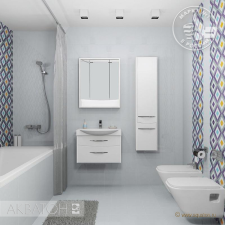 Зеркало-шкаф Акватон Инфинити 76 1A192102IF010 фото