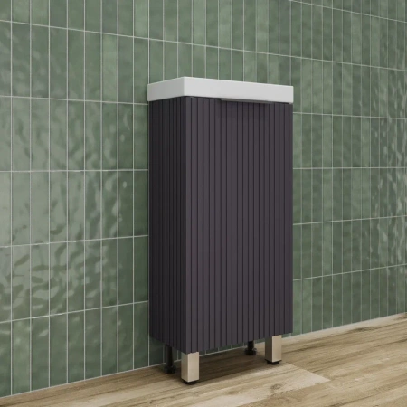 Тумба напольная Style Line Соло ЛС-00002427 графит нубук фото