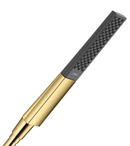 Душевая лейка Hansgrohe Rainfinity 100 Baton 1 jet 26867990 полированное золото фото