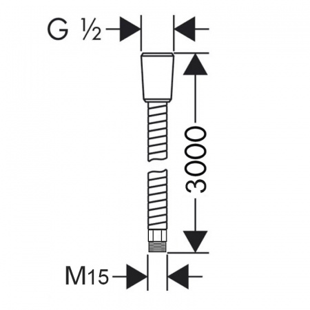 Душевой шланг Lemark LE8065S 300 см фото