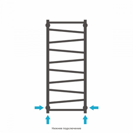 Полотенцесушитель водяной Сунержа Сирокко 100х40 00-0253-1040, хром фото