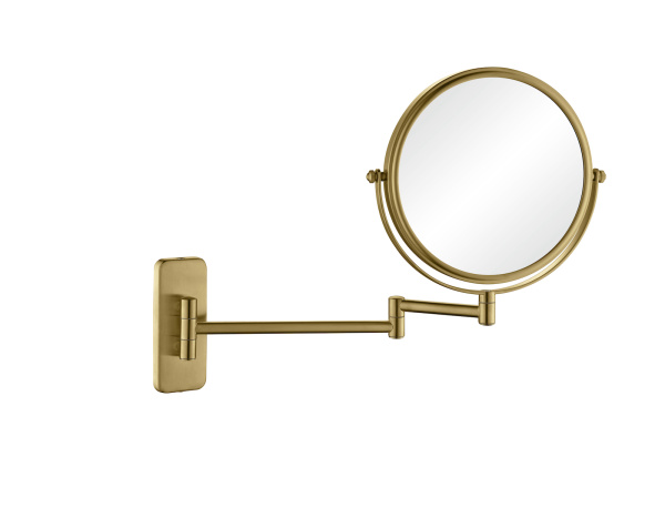 Косметическое зеркало для ванной Timo Saona 13076/20 Золото шлифованное фото