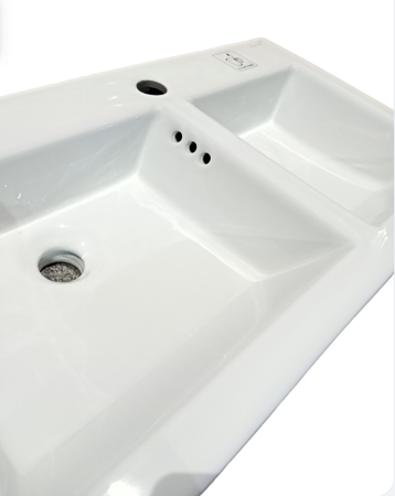 Раковина Cerutti SPA Double Vito CT9281 73x40 фото