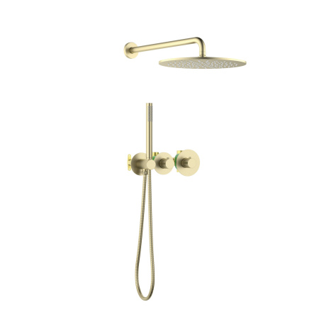 Душевая система скрытого монтажа Timo Saona SX-2359/17SM матовое золото фото