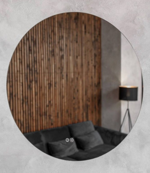 Зеркало с подсветкой и анти-паром Art&Max Sanremo AM-San-800-DS-F-H 80x80 фото