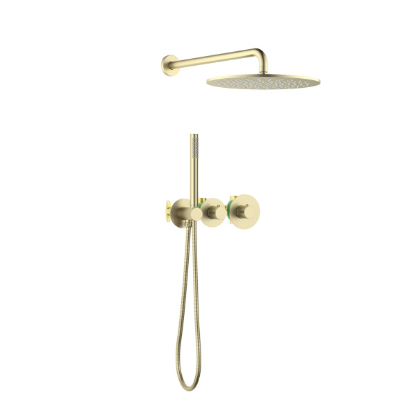 Душевая система скрытого монтажа Timo Saona SX-2359/17SM матовое золото фото
