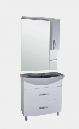 Зеркало-шкаф АСБ Мебель Грета 80 9933 фото