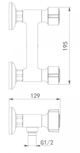 Смеситель для душа D&K Torhall Hessen DA1413141 фото