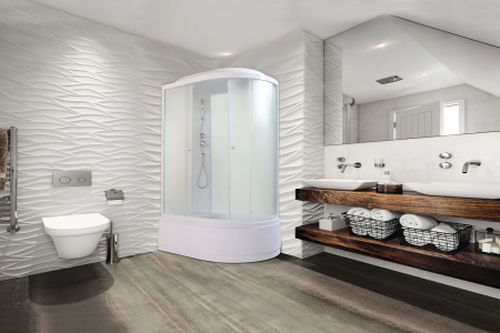 Душевая кабина Parly Bianco EB1221L 120x80 фото