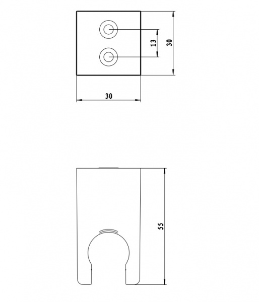 Держатель ручного душа Omnires 2070CR хром фото