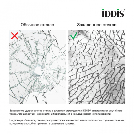 Душевая дверь Iddis Slide SLI6BH2i69 120 см фото