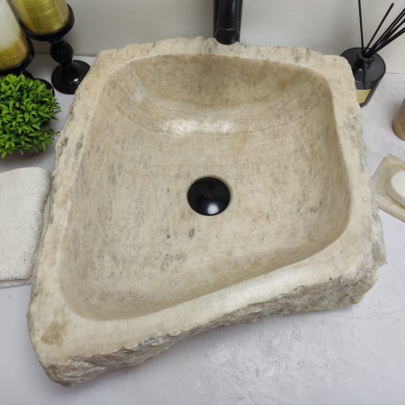 Накладная раковина из оникса Erozy BL EO-00756 (48*41*15см) фото