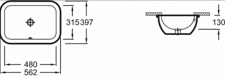Раковина Jacob Delafon Vox EYA102-00 фото