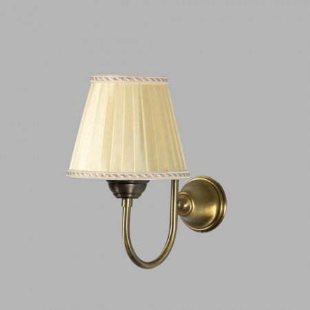 Светильник настенный Tiffany World Harmony TWHA029br с ванильным абажуром фото