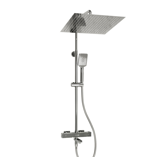 Душевая система (стойка) с термостатом WasserKRAFT Thermo A199.119.126.087.CH хромоникель фото