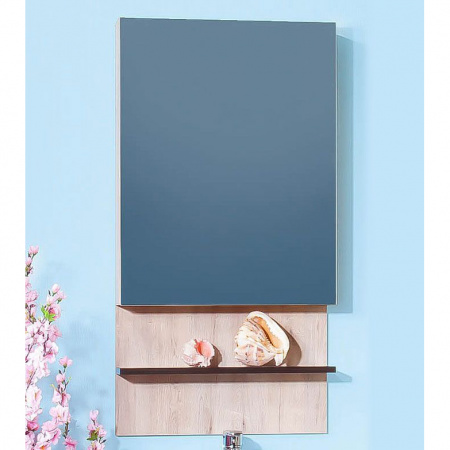 Зеркало-шкаф Бриклаер Карибы 50 дуб кантри/венге фото