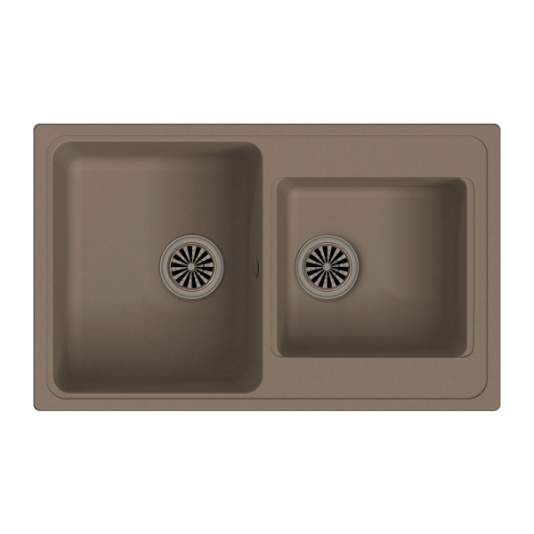 Мойка кухонная Ewigstein Elegant E- 80D темно-бежевый фото