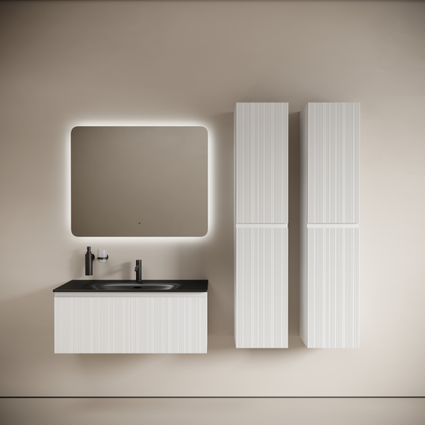 Тумба под раковину Sancos Code CD100W белая фото