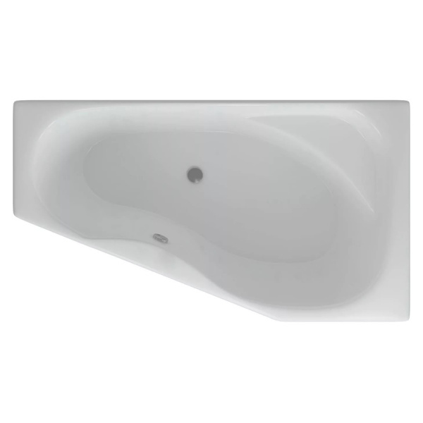 Акриловая ванна Aquatek Медея без гидромассажа 170х95 R с каркасом и экраном фото