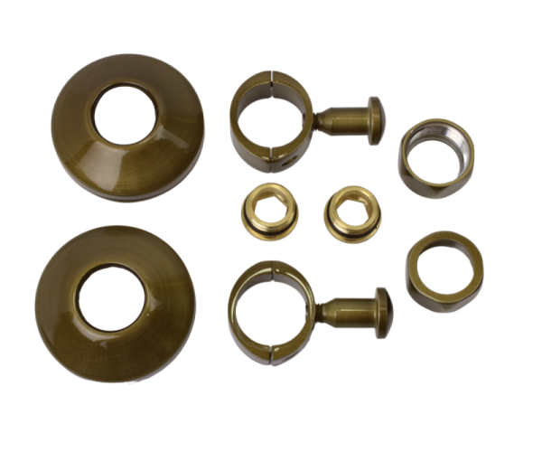 Водяной полотенцесушитель 1200х180 Лонг Бронзовый Bronze de Luxe фото