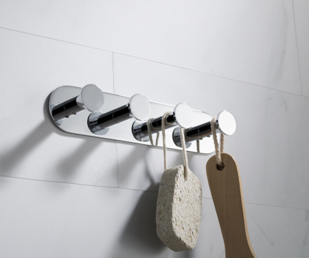 Планка с четырьмя крючками Timo Saona 13015/00 хром фото